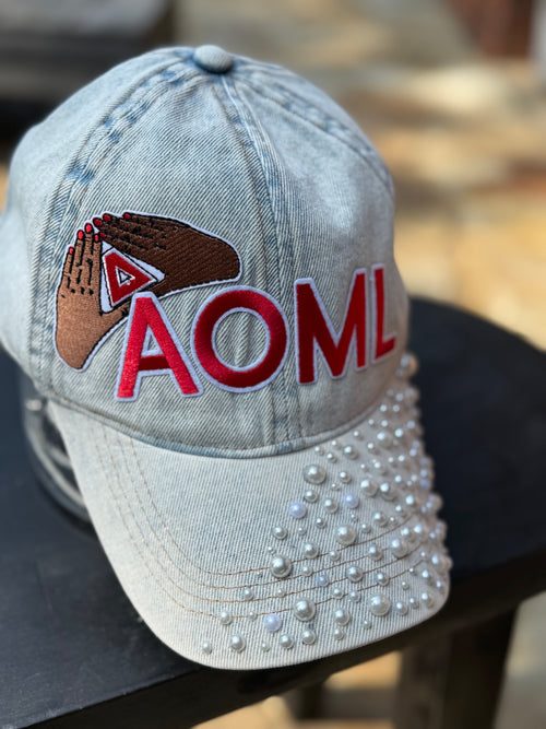Custom Junk Hat | Personalized Patch Hat | Sorority Hat | Custom Embellished Cap | Statement Hat | Ready to Ship | As Seen on Social Media