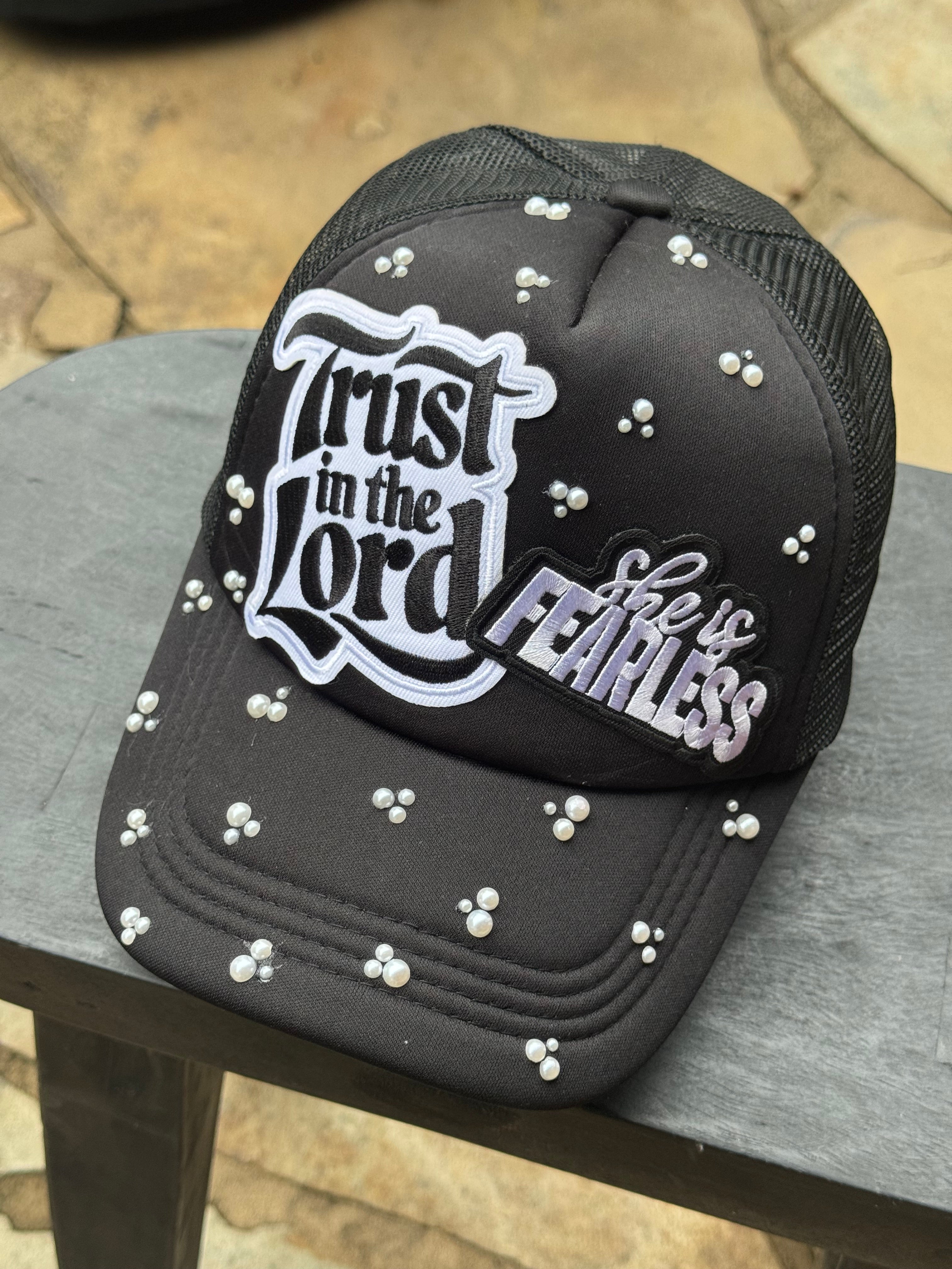 Custom Patch Trucker Hats | Fearless, Saved by Grace, Chris Brown Inspired, Sorority & Statement Hats | QUICK SHIP