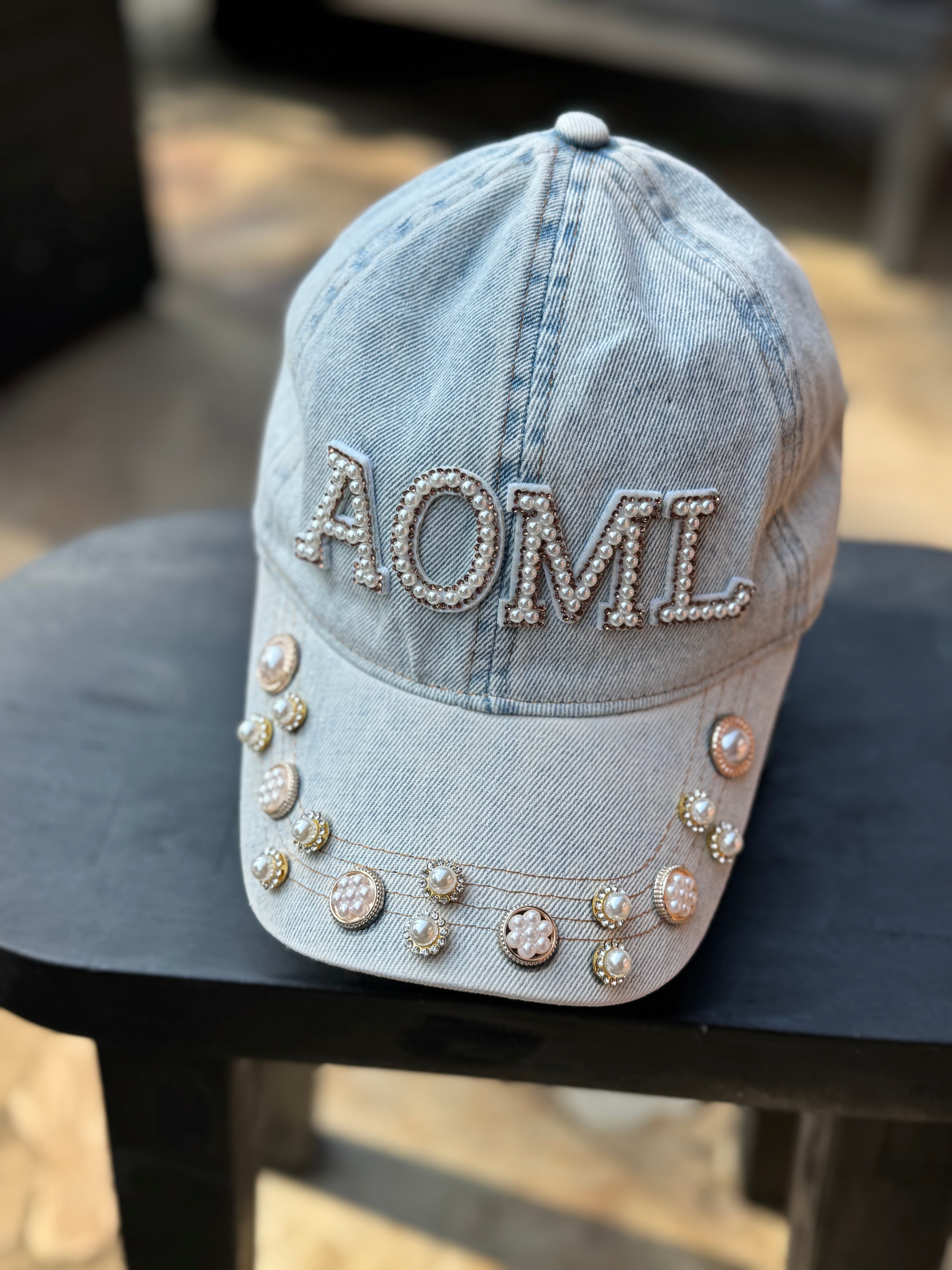Custom Junk Hat | Personalized Patch Hat | Sorority Hat | Custom Embellished Cap | Statement Hat | Ready to Ship | As Seen on Social Media
