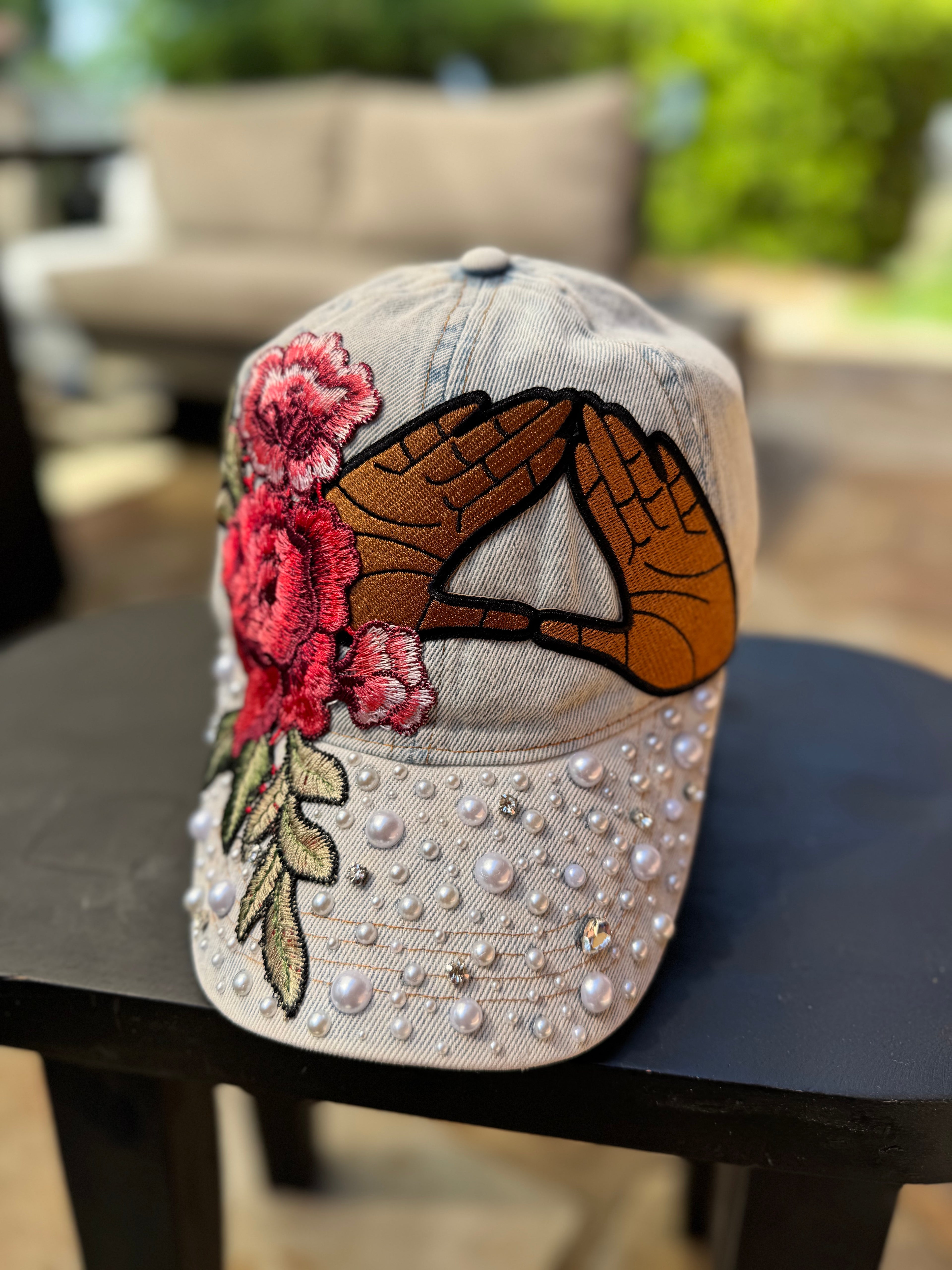 Custom Junk Hat | Personalized Patch Hat | Sorority Hat | Custom Embellished Cap | Statement Hat | Ready to Ship | As Seen on Social Media