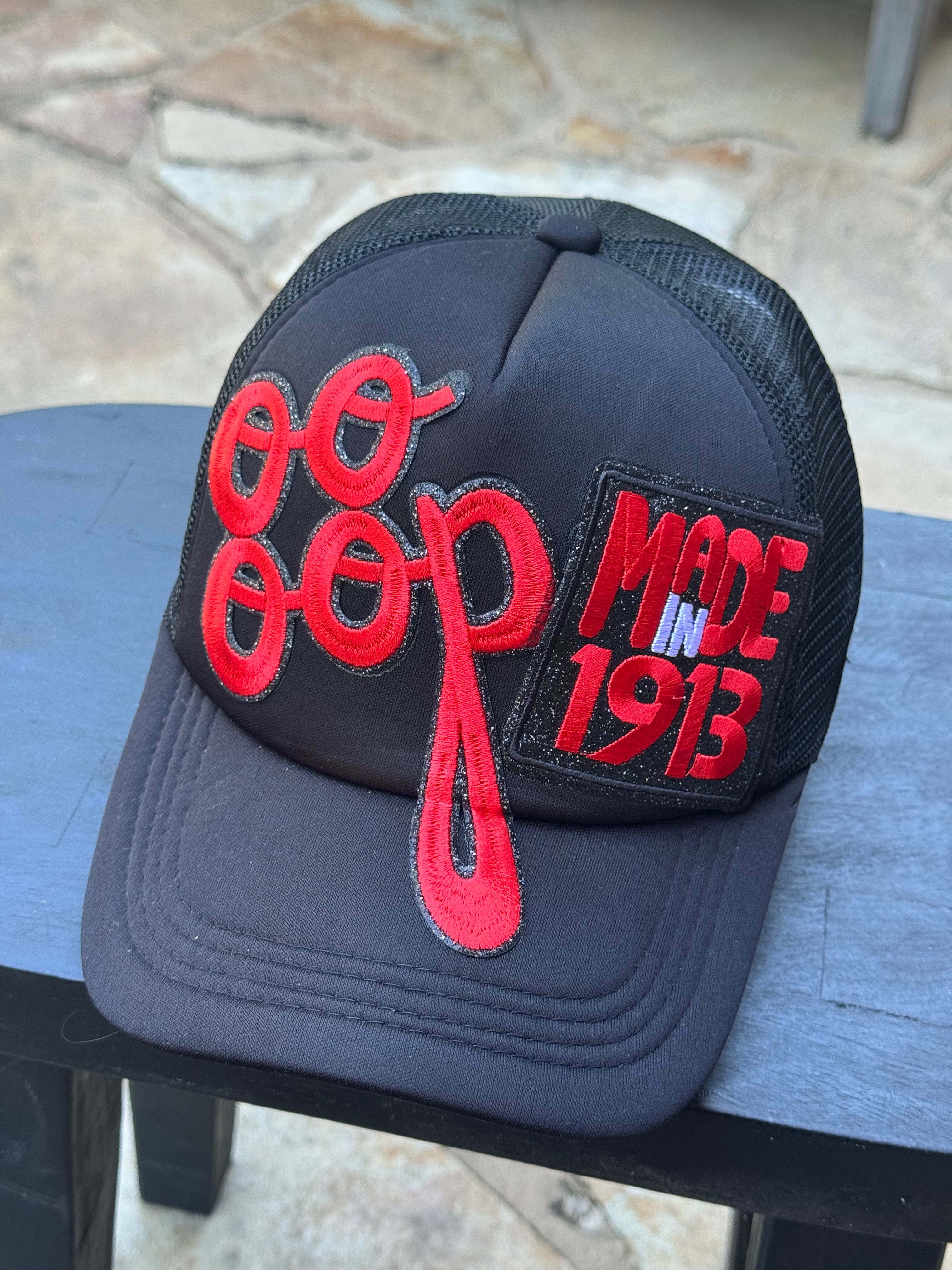 Custom Junk Hat | Personalized Patch Hat | Sorority Hat | Custom Embellished Cap | Statement Hat | Ready to Ship | As Seen on Social Media