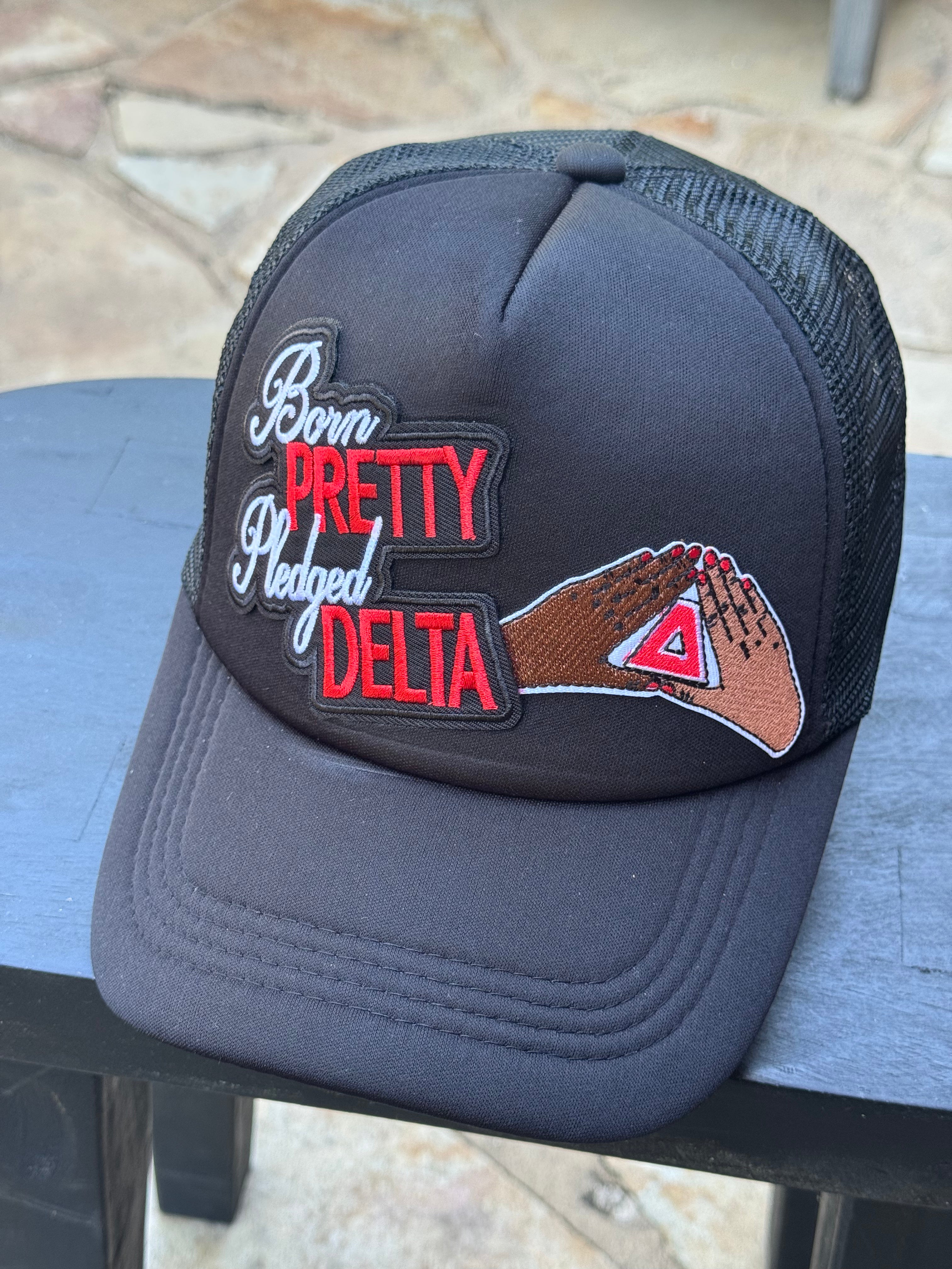 Custom Junk Hat | Personalized Patch Hat | Sorority Hat | Custom Embellished Cap | Statement Hat | Ready to Ship | As Seen on Social Media