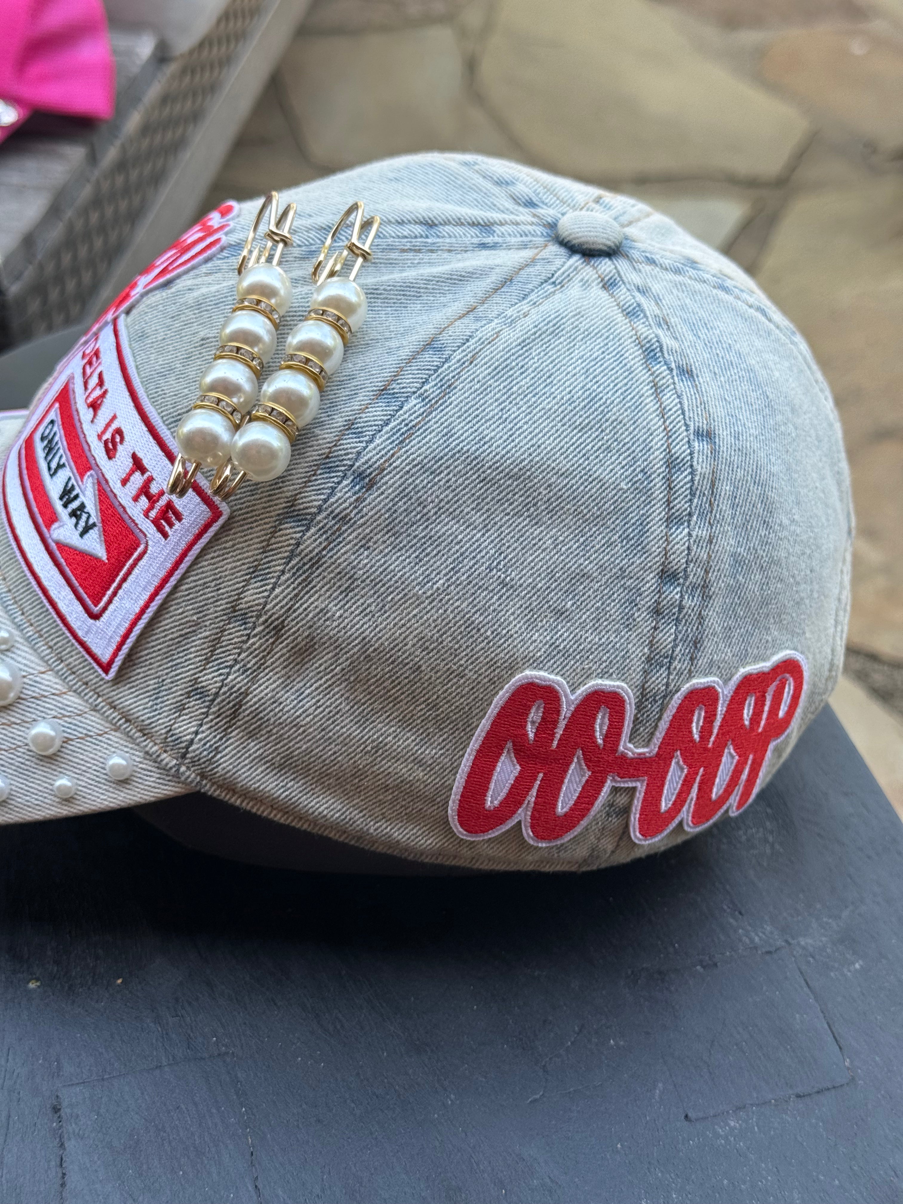 Custom Junk Hat | Personalized Patch Hat | Sorority Hat | Custom Embellished Cap | Statement Hat | Ready to Ship | As Seen on Social Media