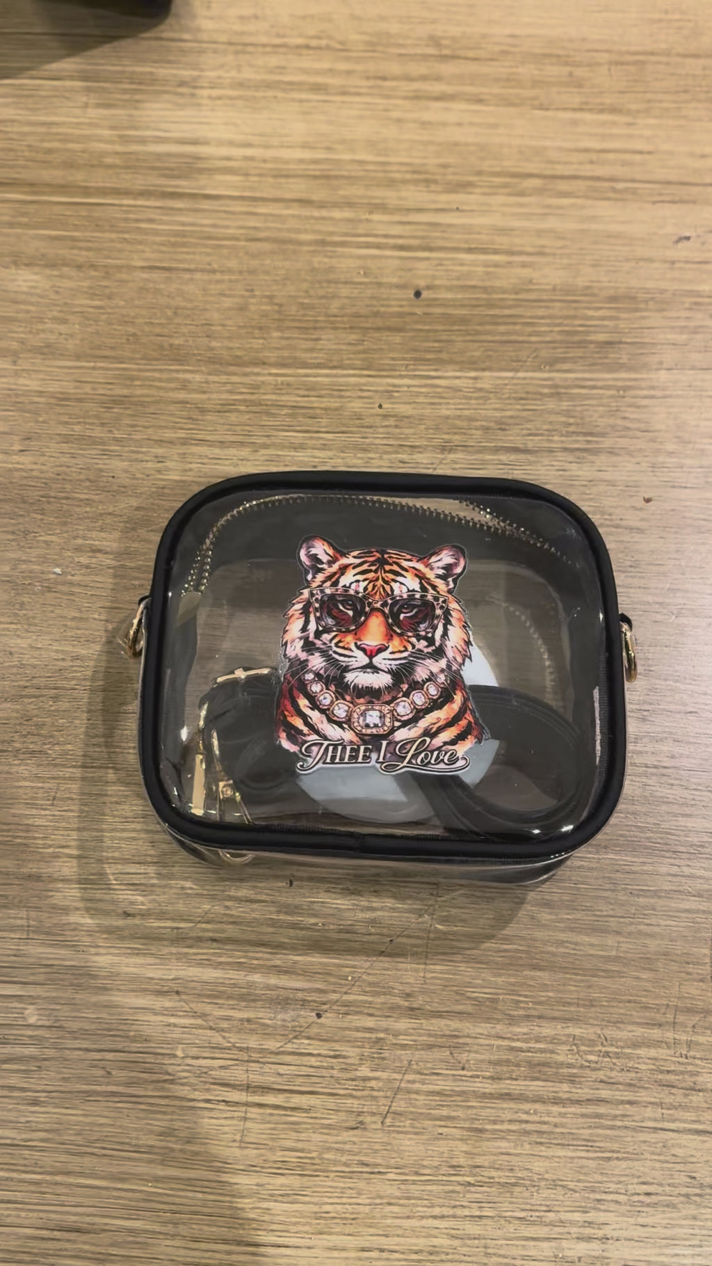 JSU Clear Stadium Approved Crossbody Purse | Thee I Love Tiger Bag | JSU Inspired Clear Game Day Purse | QUICK Ship
